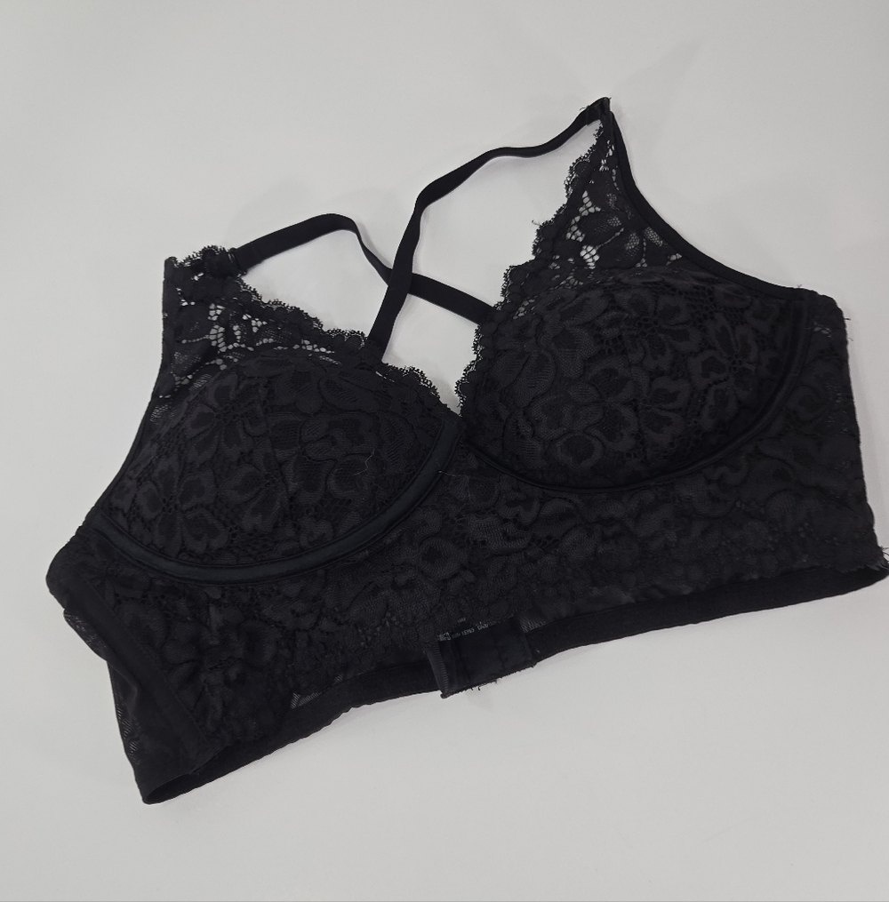 Maidenform black lace bra